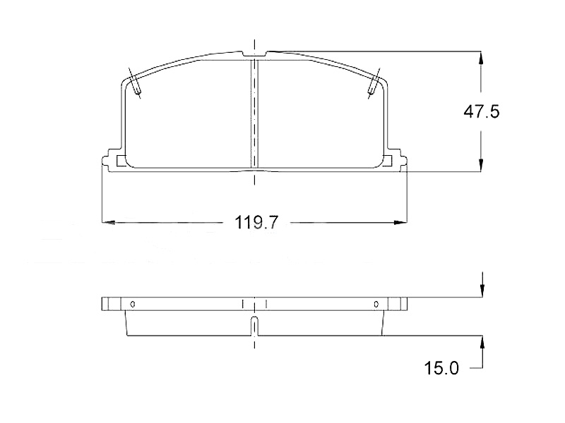 AKEBONO Колодки тормозные (Спереди) Toyota Caldina (T190) 92-02 / Camry Japan 82-92