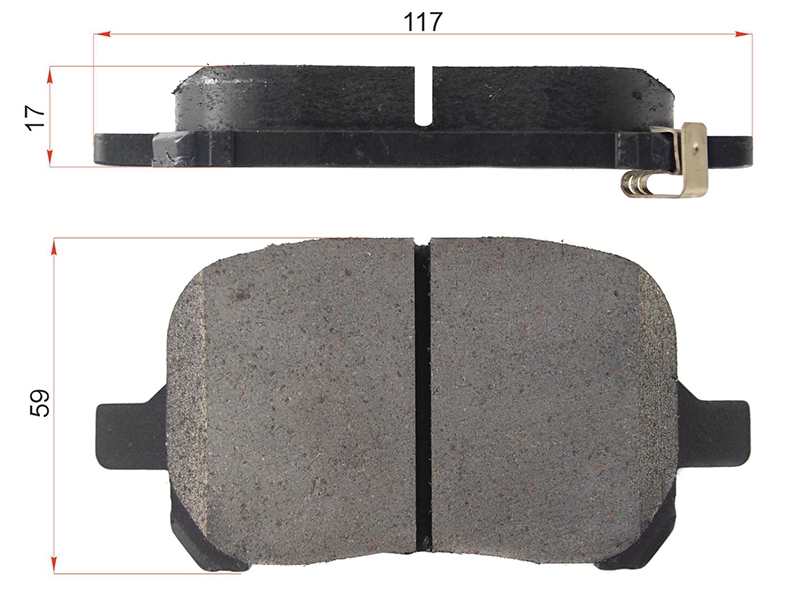 AKEBONO Колодки тормозные (Спереди) Lexus RX 97-06 / Toyota Camry 96-02