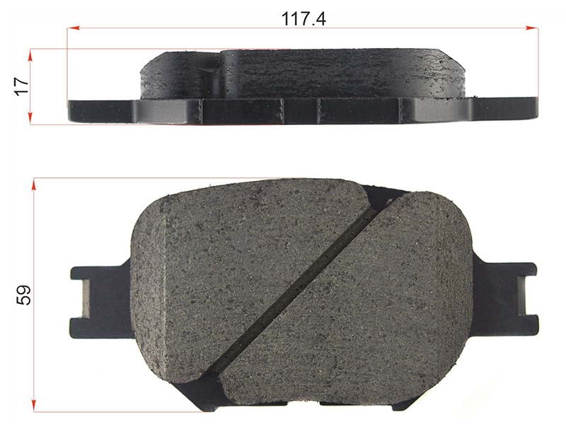AKEBONO Колодки тормозные (Спереди) Toyota Allion (T260) 07-16 / Caldina 02-07