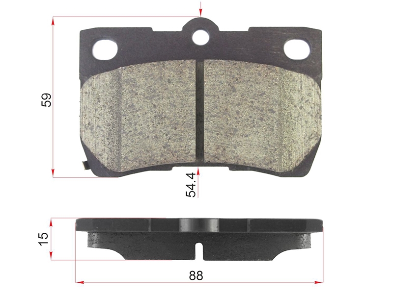 AKEBONO Колодки тормозные (Сзади) Toyota Crown 08-22 / Lexus GS 05-12