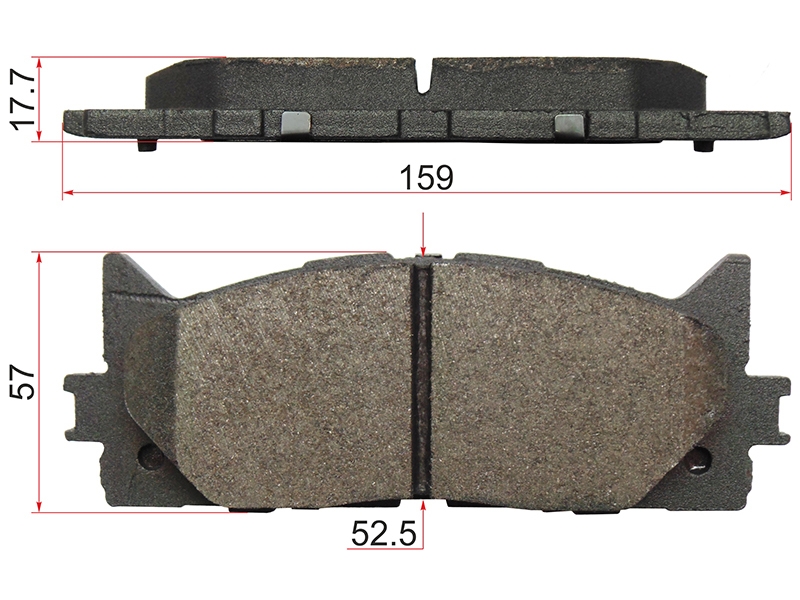 AKEBONO Колодки тормозные (Спереди) Toyota Camry (XV40,XV50) 01-21 / Lexus ES 06-18