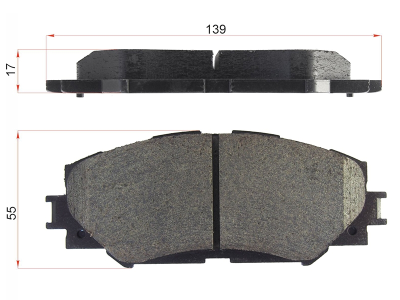 AKEBONO Колодки тормозные (Спереди) Toyota Allion (T260) 07-21 / Corolla 00-19