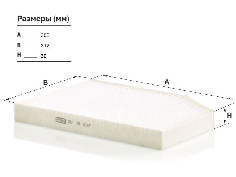 MANN Фильтр салонный BMW 3-Series 18-22 / X3 17-21