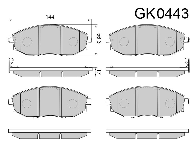 CTR CKKD-15 Колодки тормозные дисковые