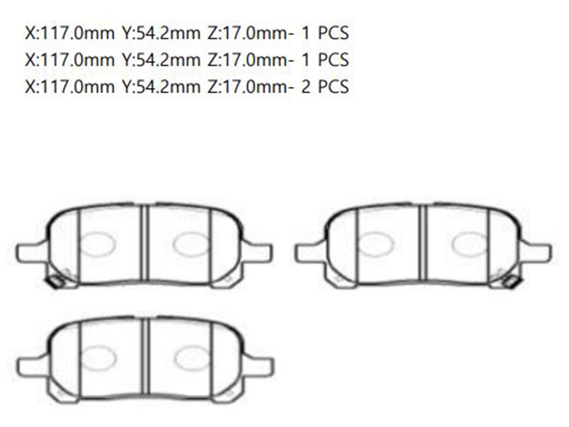 Деталь CTR / CKT-3 Колодки тормозные дисковые | перед |