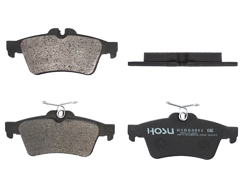 Деталь Колодки тормозные зад MAZDA 3 03-13/FORD FOCUS II/III/IV 04- HOSU