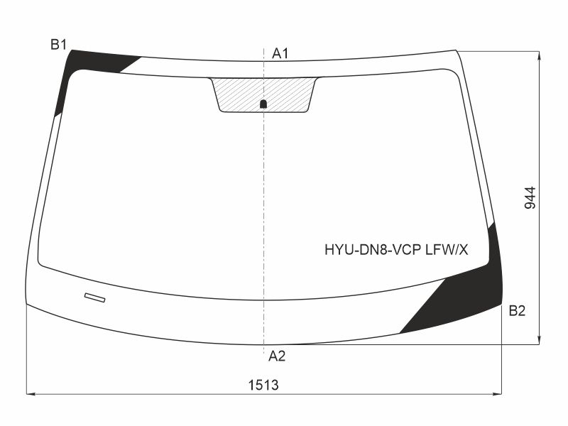 XYG Стекло лобовое Hyundai Sonata 19