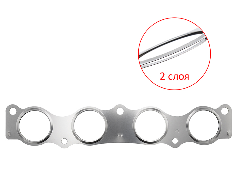 STONE Прокладка выпускного коллектора Toyota Allion (T260) 07-21 / Avensis 08-18 1ZRFAE;1ZRFE;2ZRFAE;2ZRFE;2ZRFXE;3ZRFAE;3ZRFBE;3ZRFE