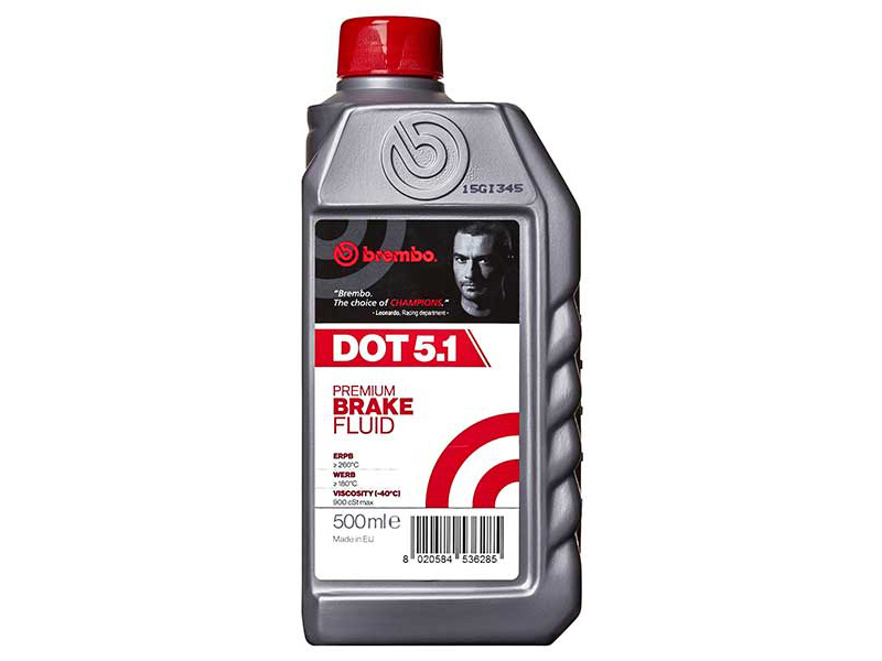 Деталь BREMBO Жидкость тормозная BREMBO DOT 5,1 (0,5L) Класс 5