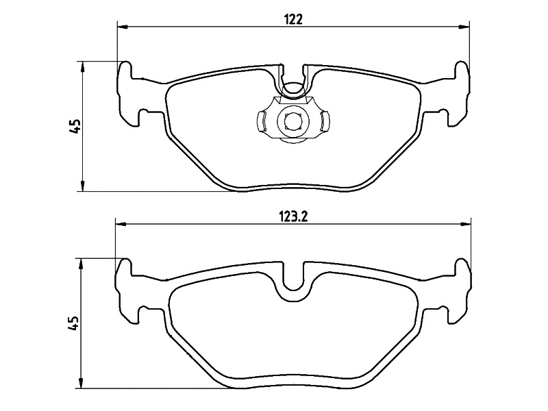 BREMBO Колодки тормозные дисковые