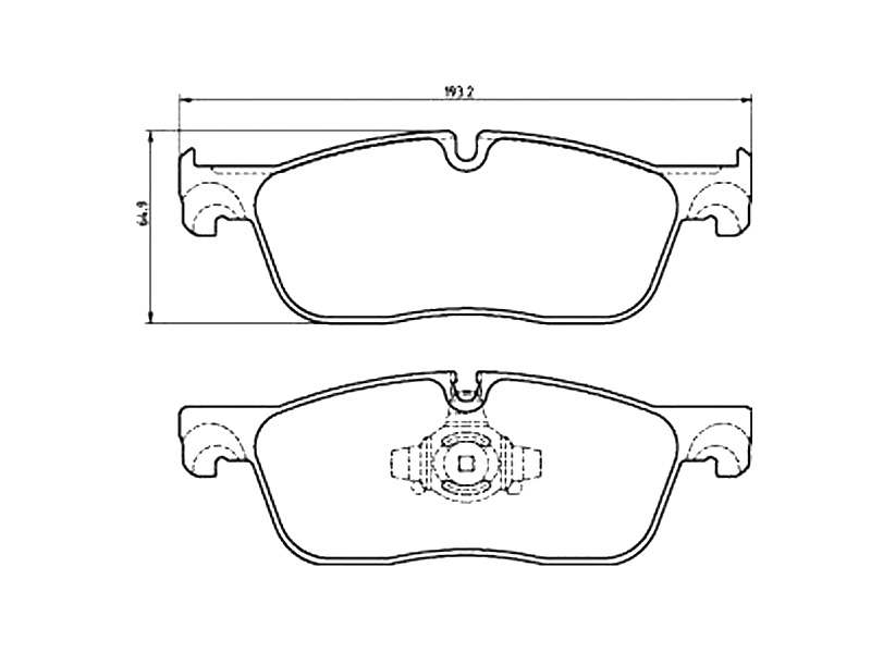 BREMBO Колодки тормозные дисковые