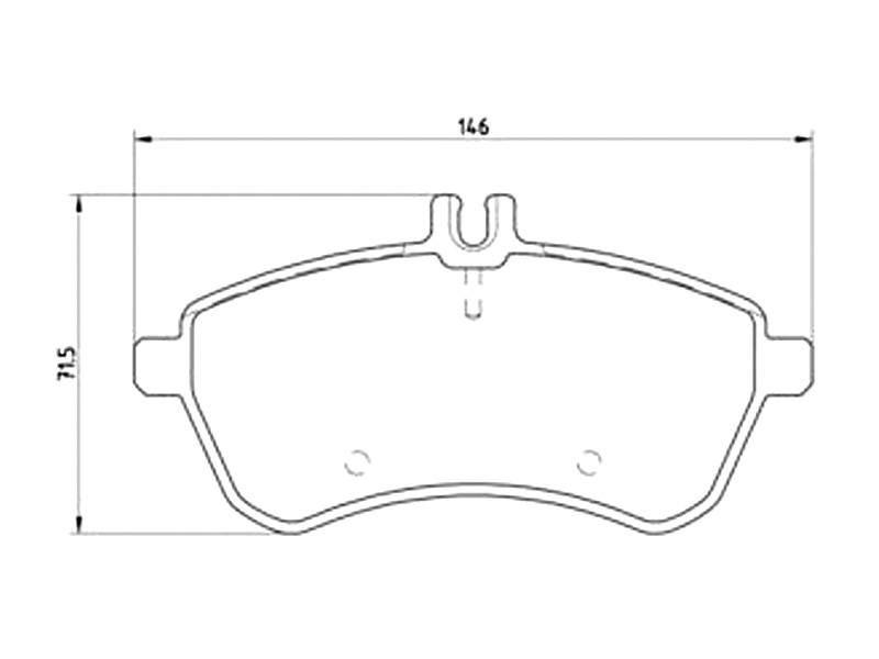 Деталь BREMBO Колодки тормозные дисковые | перед |
