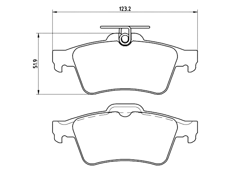BREMBO Колодки тормозные дисковые