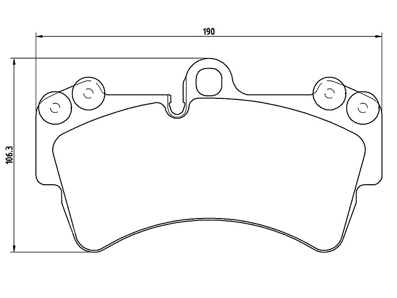 BREMBO Колодки тормозные дисковые