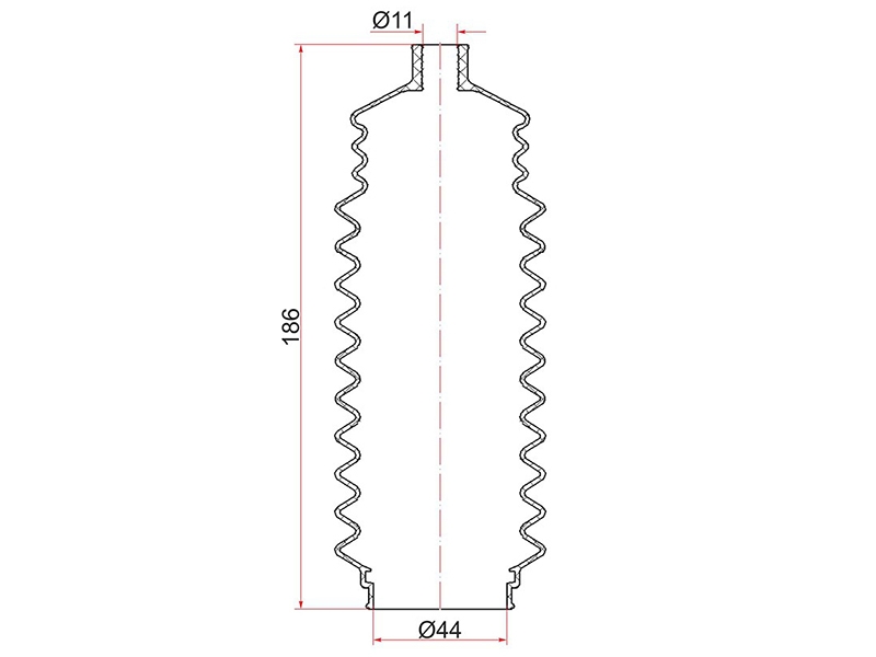 SAT Пыльник рулевой рейки Audi A3 96-19 / Q3 11-19