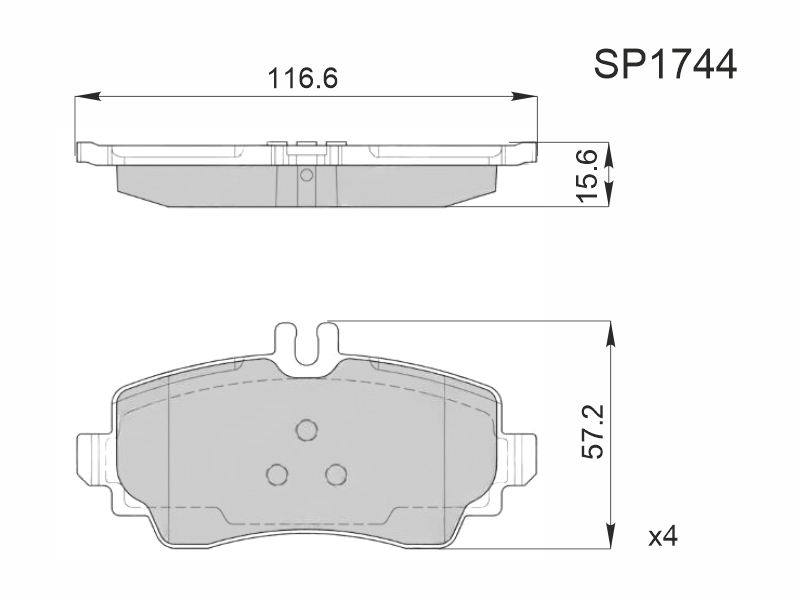 HI-Q/SANGSIN BRAKE Колодки тормозные (Спереди) Mercedes-Benz A-Class 97-04