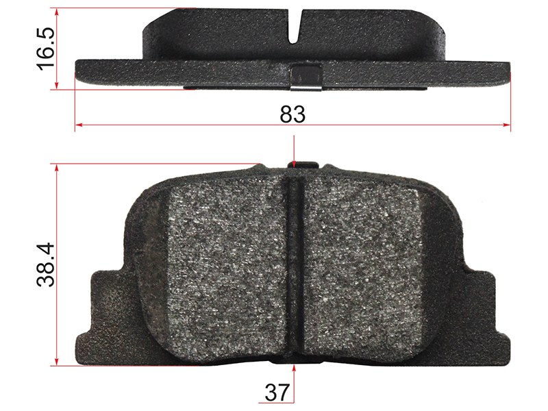 Деталь SAT Колодки тормозные (Сзади) Toyota Caldina (T240) 02-07 / Camry 99-01