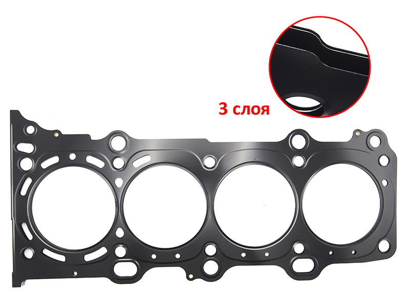 SAT Прокладка головки блока цилиндров Suzuki Escudo 05-17 / Grand Vitara 05-16 J24B (Металл)