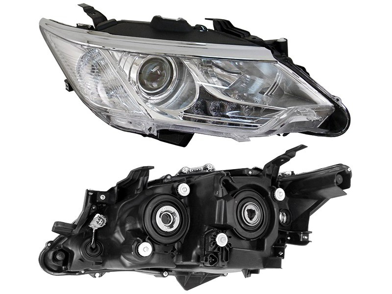 SAT Фара Toyota Camry (XV50) 14-17 (Справа/ Галоген/ ДХО/ С электрокорректором)