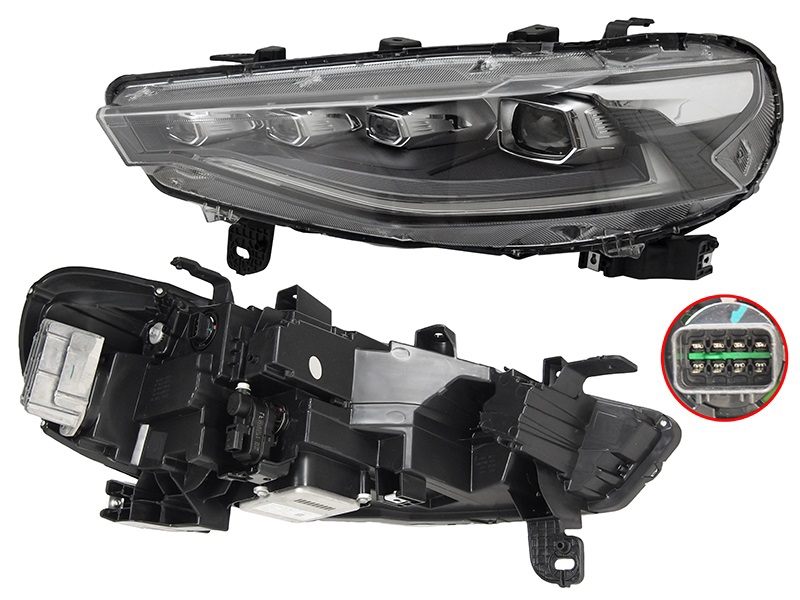 SAT Фара Haval F7 18-24 / F7x 19-24 (Слева/ LED/ ДХО/ С электрокорректором)