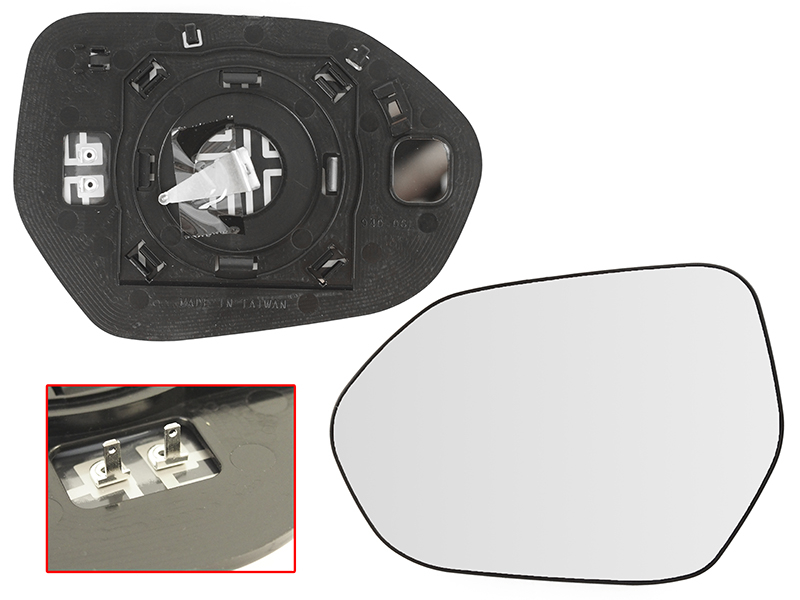 SAT Полотно зеркала Toyota Camry Europe/Russia (XV70) 17-22 (Слева/ Обогрев/ сферическое)