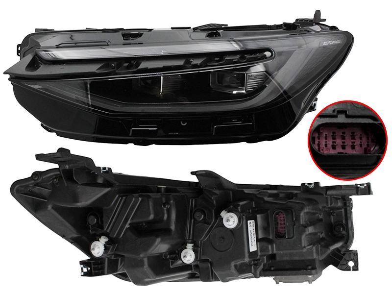 SAT Фара Chery Arrizo 8 22- (Слева/ LED/ С электрокорректором)