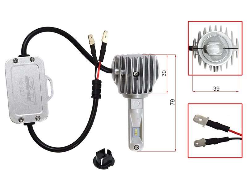 SAT Лампа (H3/ LED/ Комплект/ 20W 1800LM CANBUS)