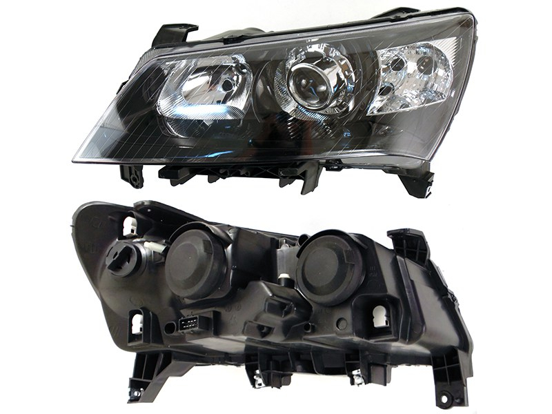 SAT Фара Geely Emgrand EC7 09-17 (Слева/ Галоген/ С электрокорректором/ 4D SED/ Чёрная)