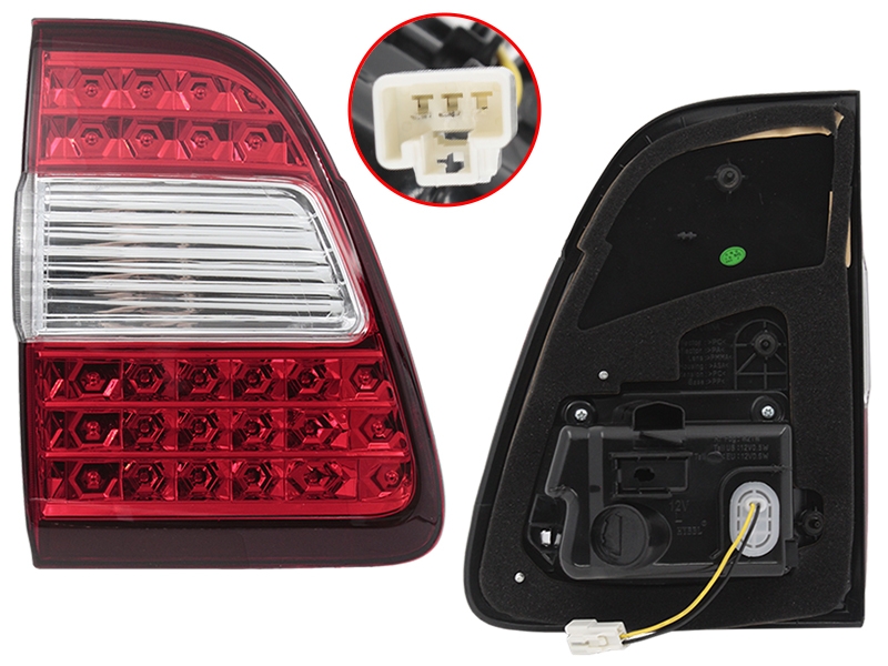 SAT Фонарь в крышку багажника Toyota Land Cruiser (J100) 05-07 / Land Cruiser Cygnus 05-07 (Слева/ Диоды)