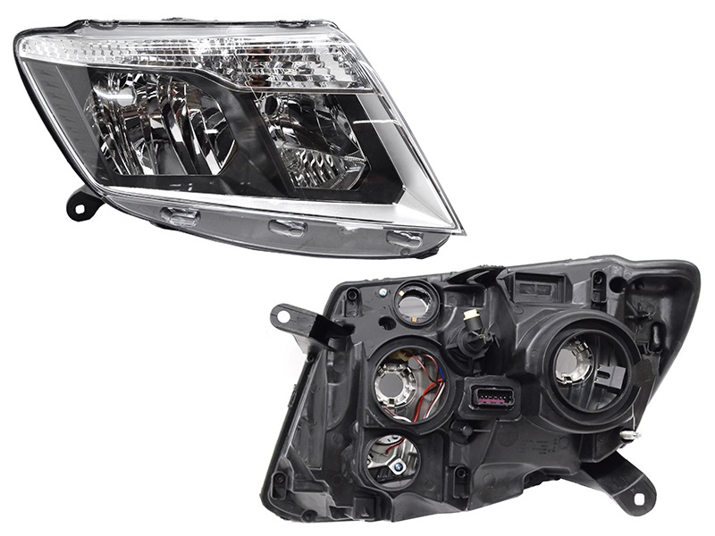 SAT Фара Nissan Terrano 17-22 (Справа/ Галоген/ Ручная регулировка)