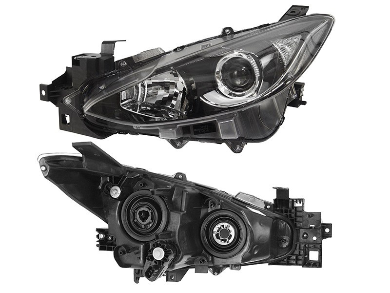 SAT Фара Mazda 3 13-16 / Axela 13-16 (Слева/ Галоген/ С электрокорректором)