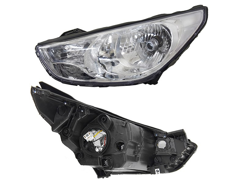 SAT Фара Hyundai Tucson 09-13 (Слева/ Галоген/ под электрокорректор)