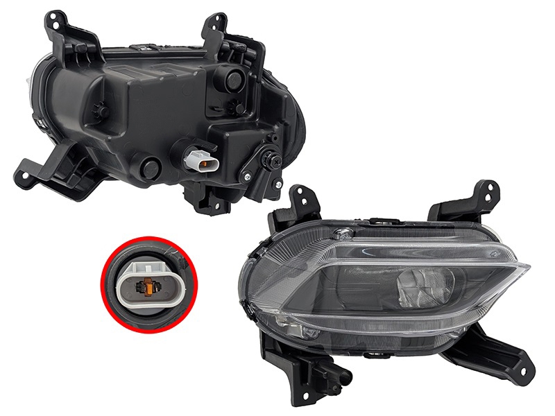 SAT Фара противотуманная (Справа) Hyundai Santa Fe 18-21