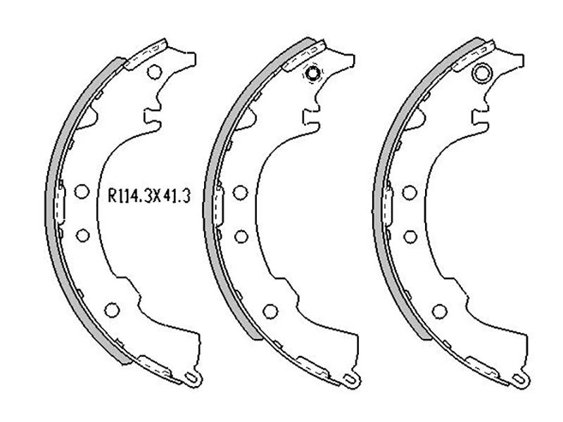 SAT Колодки тормозные барабанные Toyota Ipsum (SXM10,ACM20) 96-03 / RAV4 94-05