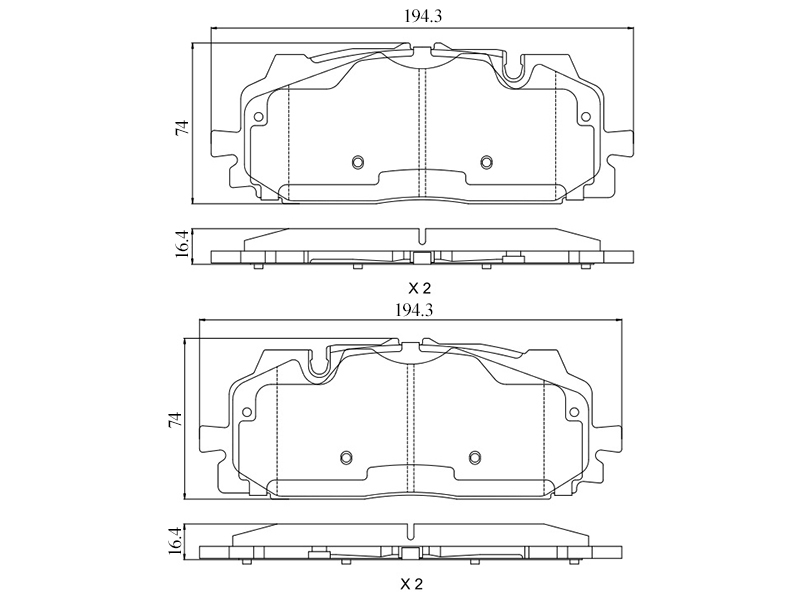 SAT Колодки тормозные (Спереди) Audi A4 15- / A5 16