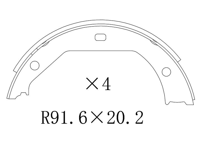 SAT Колодки тормозные барабанные BMW 1-Series 04-13 / 3-Series 98-19
