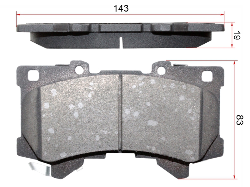 SAT Колодки тормозные (Спереди) Toyota Land Cruiser (J300) 21- / Land Cruiser Prado 23