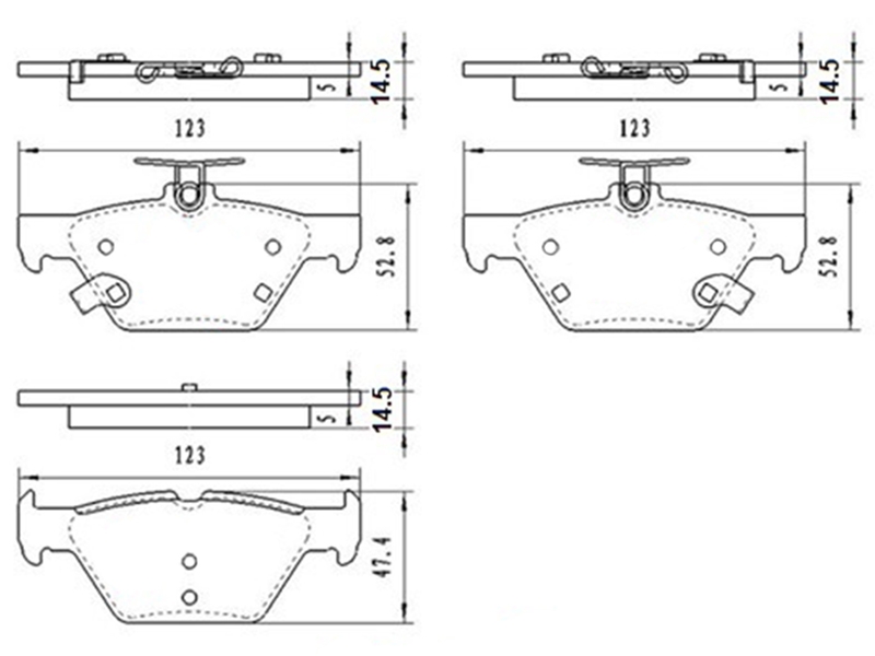 SAT Колодки тормозные (Сзади) Subaru Forester 18-21 / Impreza 16-22