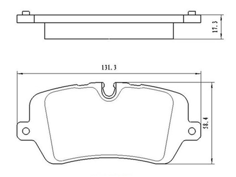 SAT Колодки тормозные (Сзади) Land Rover Discovery 16-20 / Range Rover 12-22