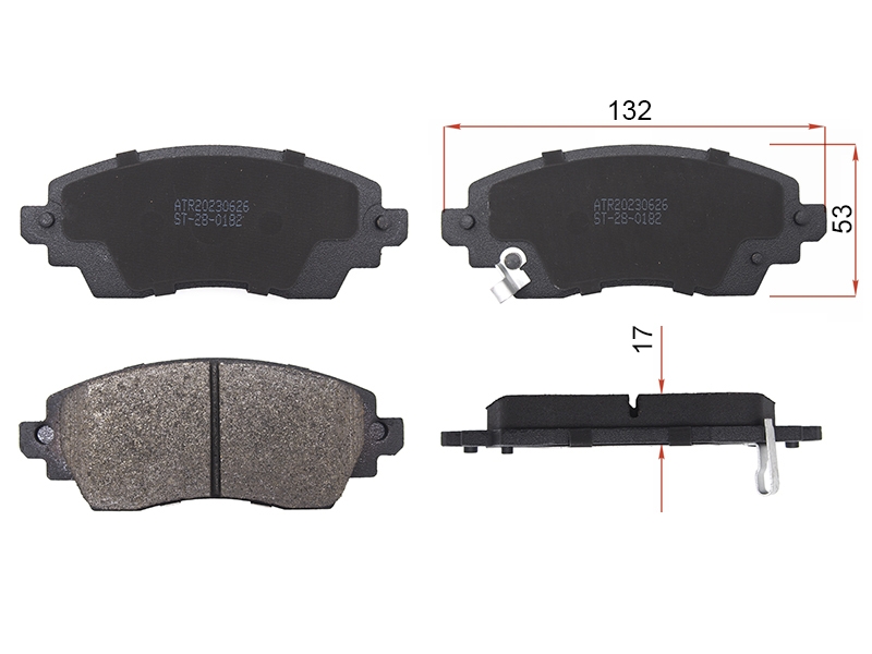 SAT Колодки тормозные (Спереди) Toyota Corolla (E110) 95-01