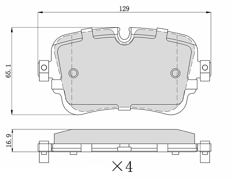 SAT Колодки тормозные (Сзади) Audi A6 18-22 / A7 17