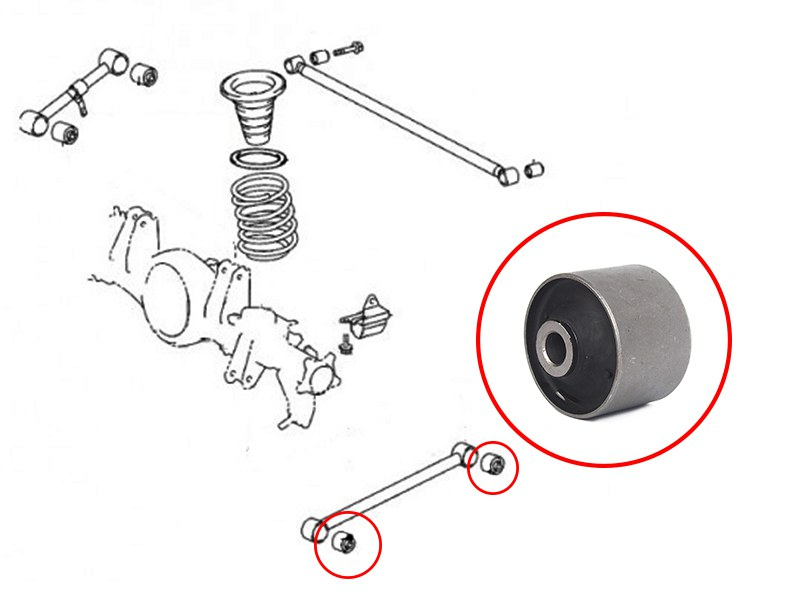 SAT Сайлентблок рычага Toyota Land Cruiser (J200) 07-21 / Lexus LX 07-23