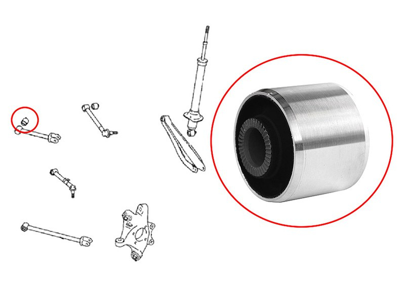 SAT Сайлентблок Toyota Crown 03-08 / Lexus GS 05-12