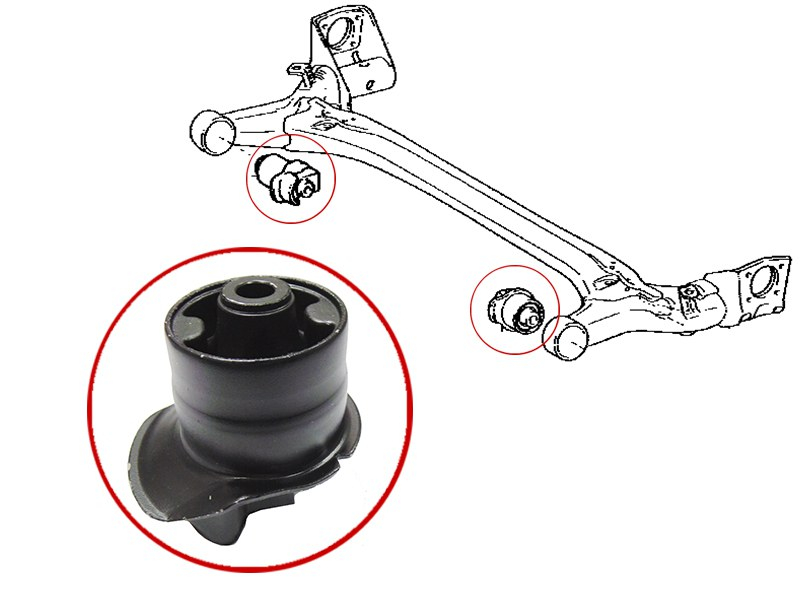SAT Сайлентблок балки Toyota Allion (T240,T260) 01-21 / Corolla 00-13