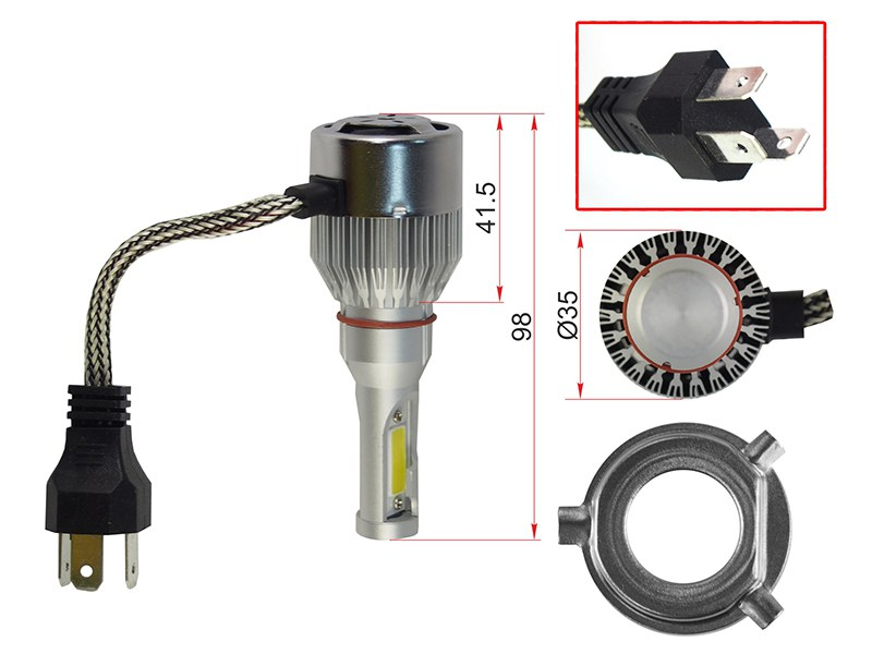SAT Лампа (H4/ LED/ Комплект/ 36W 3600LM)